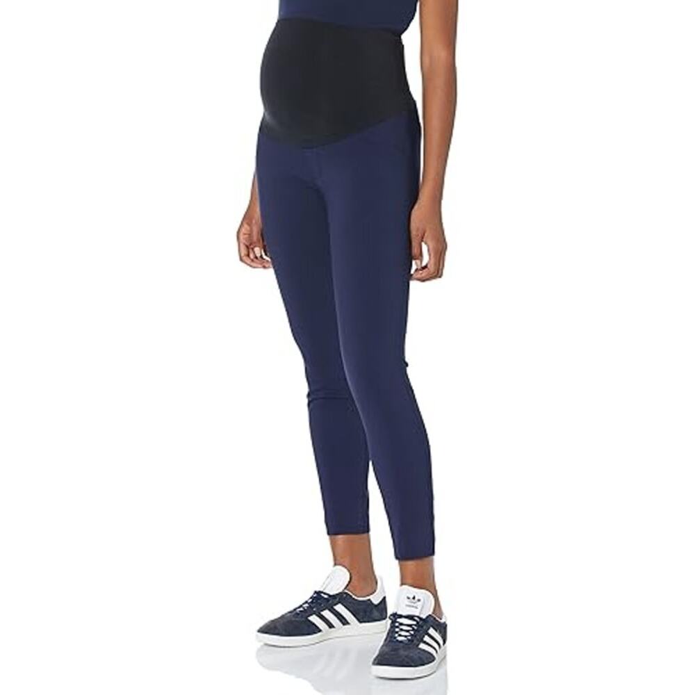 Motherhood Maternity Medium Bumplift Maia Maternity Pants Blue Support Stretch